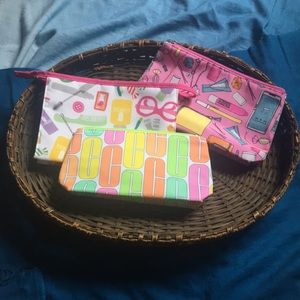 Set of 3 Brand new Clinique Make-up bags